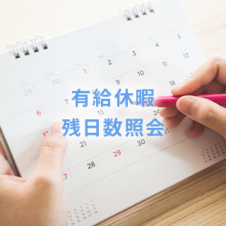 有給休暇残日数照会